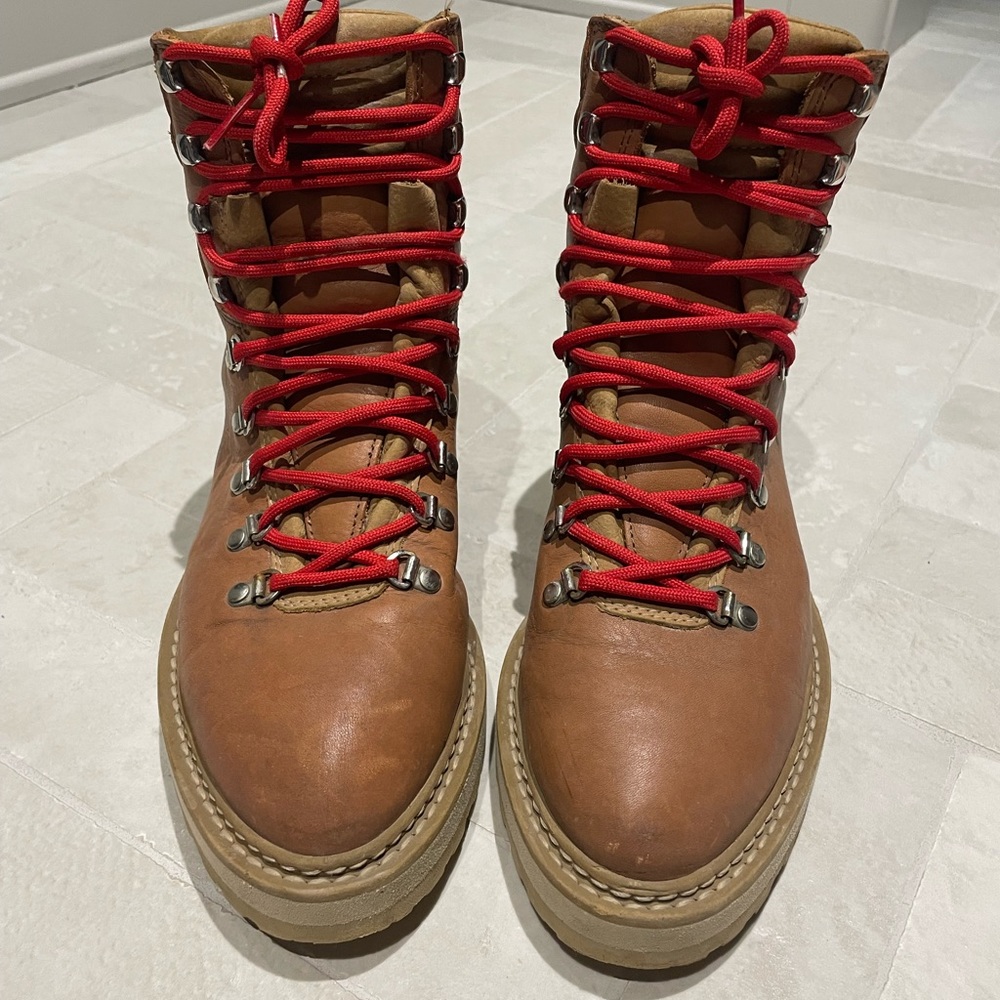 Diemme Brown Winter Boots with Red Laces